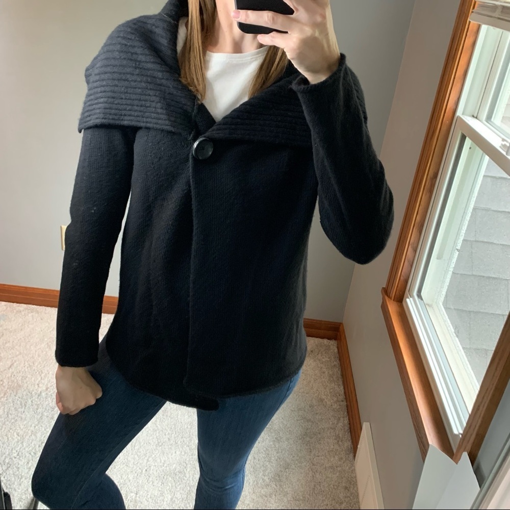 Max Mara Wool Cashmere Button Cardigan Sweater